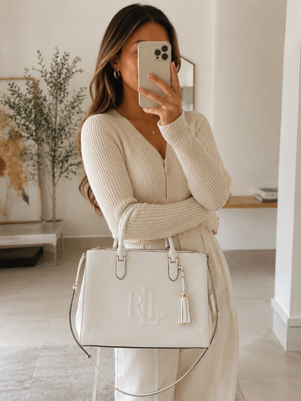 Lauren Ralph Lauren Anstey Double Zip Satchel